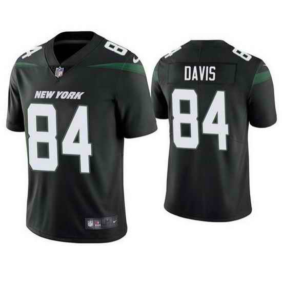 Youth New York Jets 84 Corey Davis Black Vapor Untouchable Limited Jersey